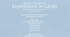 Desktop Screenshot of mutarichocolate.com